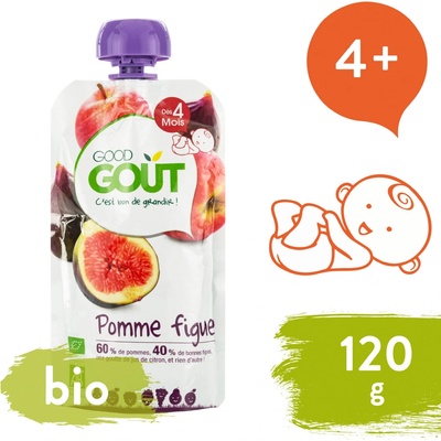 Good Gout BIO kapsička Jablko s fíky 120 g – Sleviste.cz