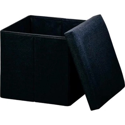 KESPER Taburet, 38 × 38 × 38 cm, černý