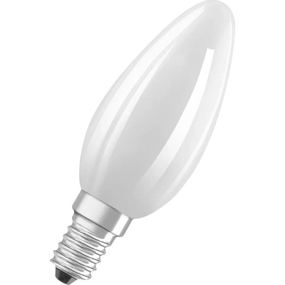Osram LED žárovka svička, 6 W 806 Lm teplá bílá, E14 LED STAR CL B GL FR 60 NON-DIM 6W