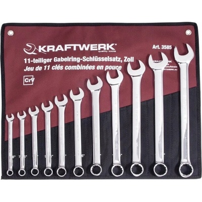 Kraftwerk klíčů očkoplochých 3/8" - 1" 11ks - taška KR-3585R Sada