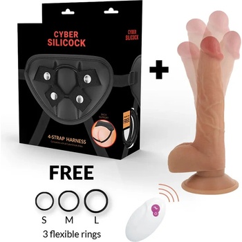 Cyber Silicock Strap-On Mr John