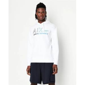 Giorgio Armani Суичър Armani Exchange Pullover Hoodie - White - sportihobi - 213,17 лв