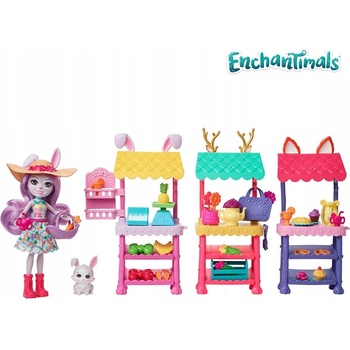 Mattel ENCHANTIMALS City Tails Becker Bunny a Tržnice