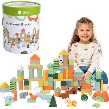 Classic World Sada kostek Forest World 100 ks