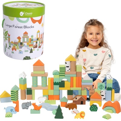 Classic World Sada kostek Forest World 100 ks