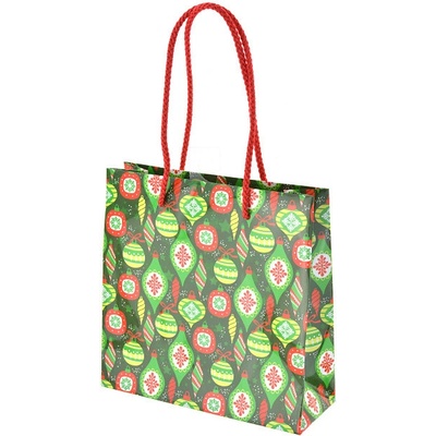 Aria Dárková taška 14 cm CD64 - Ozdoby, zelená