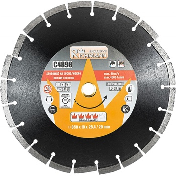 Richmann Kotouč diamantový segmentový 350 x 25,4 mm PC4898