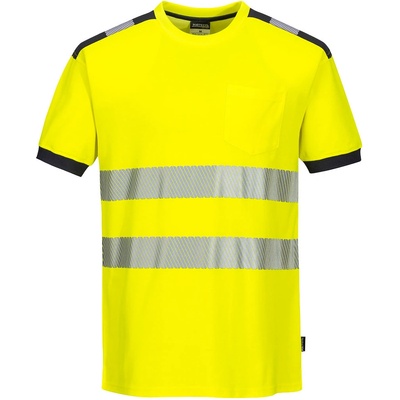 Portwest T181 PW3 Hi Vis Reflexné tričko žltá/čierna