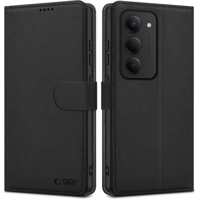 Tech-Protect Кожен тефтер за Xiaomi Redmi 15 4G / 5G от Tech-Protect Wallet - Black (5906302332236)