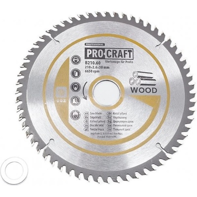 Procraft kotouč pilový 190x30x2,4mm 60Z B190.60