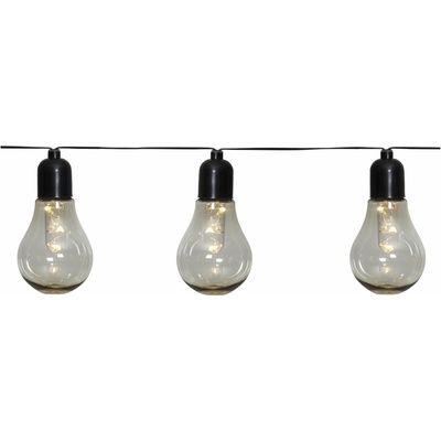 STAR TRADING Venkovní LED světelný řetěz GLOW 10xLED D.4m černý