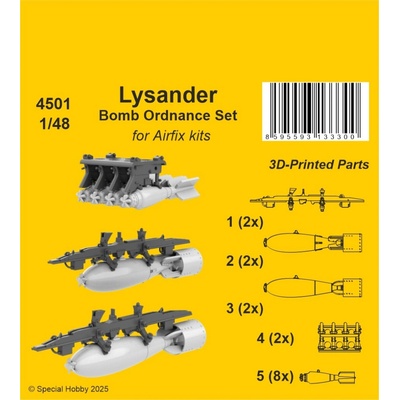 Airfix CMK Lysander Bomb Ordnance Set / for kit 1:48