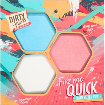 Dirty Works Комплект за баня Fizz Quick, 3 части