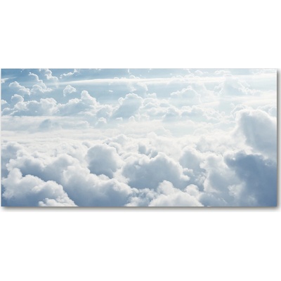 Fotoobraz na skle Oblaky z vtáčieho pohľadu 100x50 cm