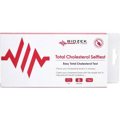 Biozek Total Cholesterol test domácí test na určení celkového cholesterolu v krvi