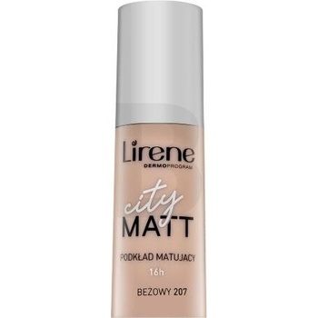 Lirene City Matt Fluid 207 Beige fluidní make-up s matujícím účinkem 30 ml