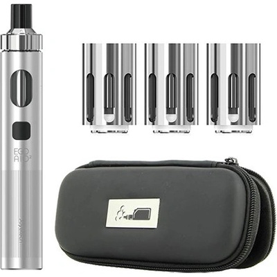 Joyetech VAPEEE SET eGo AIO 2 1700 mAh shiny silver + 3x BFC 0,80 ohm + 1x púzdro 1 ks