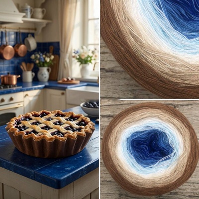 Příze Čarovné klbko (3n) 1000m Blueberry Cake