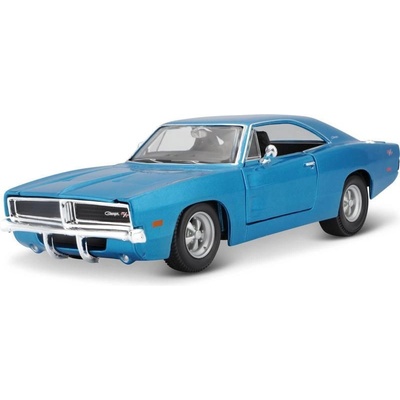 Maisto Dodge Charger R/T 1969 modrá metalíza B 1:25