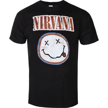 Image 1 of ROCK OFF Мъжка тениска Nirvana - Distressed Logo - ROCK OFF - NIRVTS01MB