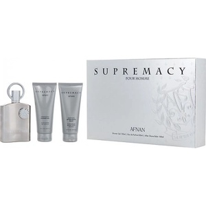 Afnan Комплект за мъже Afnan Supremacy Silver - Eau de Parfum 100 мл + Афтършейв балсам 100 мл + Душ гел 100 мл