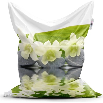 Sablio sedací vak Biela orchidea 150x100 cm