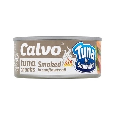 Calvo Údený tuniak v slnečnicovom oleji 142 g