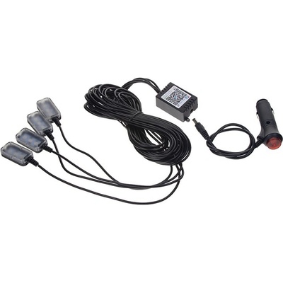 LED podsvětlení vnitřní RGB 12V, bluetooth, 4x LED modul