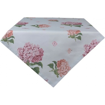 Clayre & Eef bavlna obrus s kvety hortenzie Vintage Grace 130x180cm