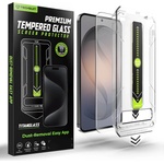 Techsuit Стъклено защитно покритие за дисплея на Samsung Galaxy S26 (2 броя) - Techsuit TitanGlass CrystalHD Tempered Glass (прозрачен) (KF2360186)