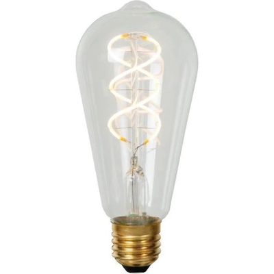 Lucide ST64 filamentová LED žárovka 6,4 cm E27 1x4,9W 2700K průhledná