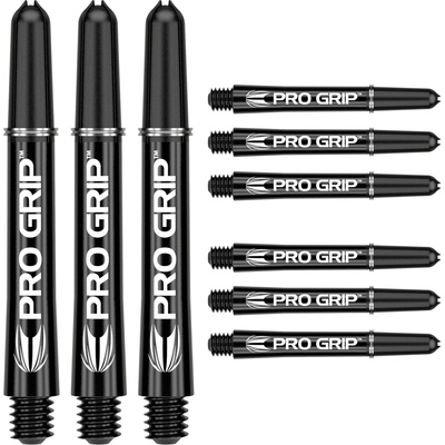 Target-Darts PRO-GRIP Black 3x Sada Velikost: Short Plus 37.5mm – Hledejceny.cz