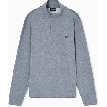 Giorgio Armani Men's 1/4 Zip Fleece - Grey Melange