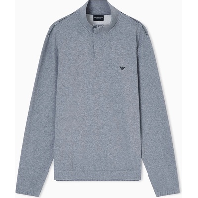 Giorgio Armani Men's 1/4 Zip Fleece - Grey Melange