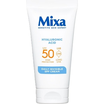 Mixa Слънцезащитен крем с хиалуронова киселина, SPF50, 50 ml