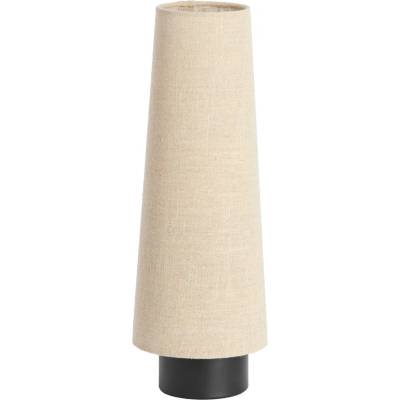 Light & Living Бежова метална настолна лампа с текстилен абажур (височина 42 cm) Howie - Light & Living (1891312)