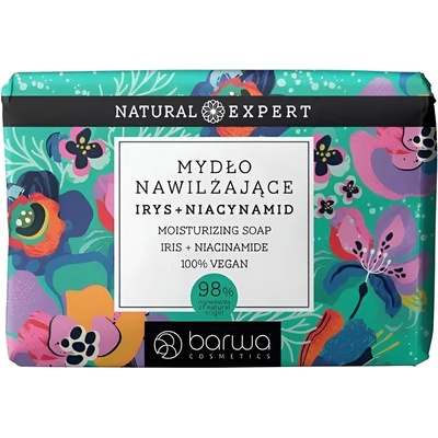 Barwa Natural Expert Натурален хидратиращ сапун с ирис и ниацинамид, 100 g