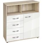 Bogdan Furniture G Скрин Мебели Богдан, модел BM-Ava 14-1000, ГБ сонома и бяло гланц