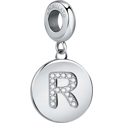 Morellato Oceľový prívesok písmeno "R" Drops SCZ1167
