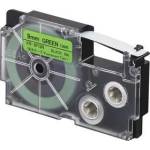 Pro Casio Casio XR-9FGN , 9mm x 8m, черен печат / сигнал зелен фон, съвместима лента (XR9FGN)