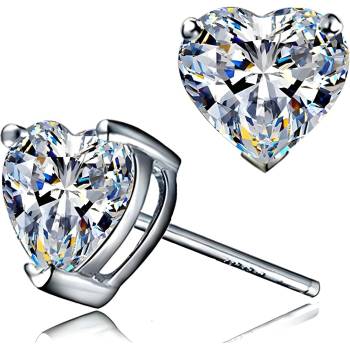 HARAHU Обеци Small Hearts - Кристалова KP29319 (29319)