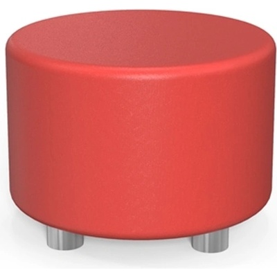 RFG Табуретка RFG Circle, еко кожа, MDF основа, червена (70485/10 RED)