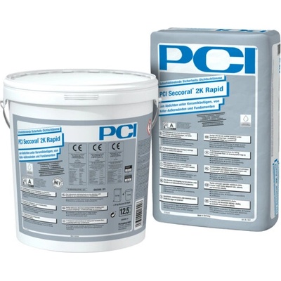PCI Seccoral® 2K Rapid Rýchlotuhnúca hydroizolačná stierka na izoláciu 25 kg