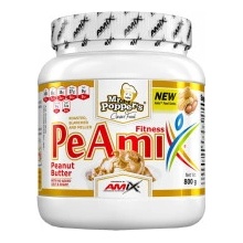 Amix Mr.Poppers PeAmix Fitness arašídové máslo jmené 800 g