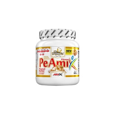 Amix Mr.Poppers PeAmix Fitness arašídové máslo jmené 800 g