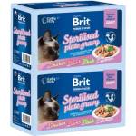 Brit Капсули BRIT Premium Cat Delicate Fillets in Gravy Family Plate Sterilised 24 x 85 г