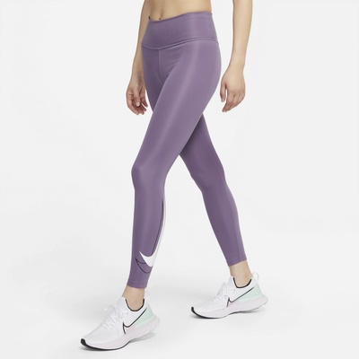 Nike legíny swsh run fialové