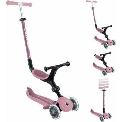 Globber Go up active lights ecologic fialová