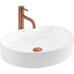 Rea REA-U6370 - Мивка за плот JOANA 38, 5x50, 5 см керамика/бял гланц (RE0284)