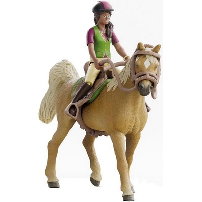 Schleich Kůň s jezdcem Sarah a Mystery
